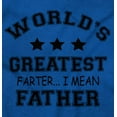 thumbnail image 2 of Worlds Greatest Farter Father Funny Men's Crewneck Sweatshirt Brisco Brands S, 2 of 5