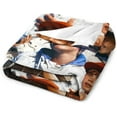 thumbnail image 6 of Justin Music Bieber Blanket Super Soft Flannel Blanket Gift Blanket Musical Cozy Warm Blanket Sofa Blanket for All Seasons30 x40, Style, 6 of 6