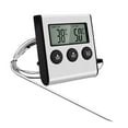 thumbnail image 4 of Mosiee Kitchen Digital Cooking Thermometer Meat Food Temperature For Oven Bbq Grill Timer Function With Probe Heat Meter, 4 of 7