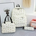 thumbnail image 3 of 3Pcs/set Female Travel Bag Simple College Student Rucksack Fashion for Vacations, 3 of 8