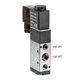 thumbnail image 2 of Válvula Solenoide Eléctrica de Aire 4V210-08 DC 12V 5 Vías 2 Posiciones 1/4" PT Internamente Piloteada Actuación Tipo Luz Roja, 2 of 3