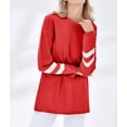thumbnail image 2 of Long Sleeve Women's Oversized T Shirts Loose Casual Crewneck Tunic Tops Soft Blouse, 2 of 7
