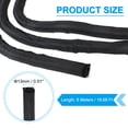 thumbnail image 2 of Uxcell Cable Sleeve, Wire Manager Cord Protector for Computer Wire Organizer Black 20 Ft x 0.51", 2 of 7