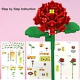 thumbnail image 6 of 12 Flower Bouquet Building Set Compatible with Lego Flowers Botanical for Adults 980Pcs (No Vase), 6 of 9
