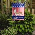 thumbnail image 2 of Carolines Treasures BB8393GF Dandie Dinmont Terrier American Flag Garden Size  Small multicolor, 2 of 3