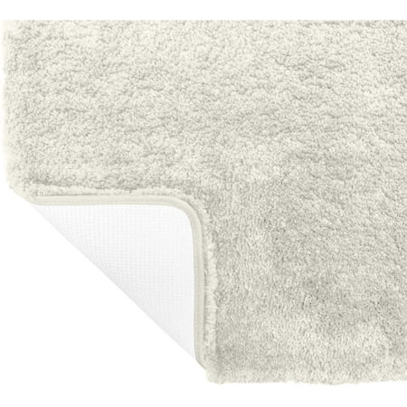 Gorilla Grip Original Premium Luxury Bath Rug, 24x17 Inch, Incredibly Soft, Thick, Absorbent Bathroom Mat Rugs, Machine Wash and Dry, Plush Carpet Mats for Bath Room, Shower, Hot Tub, Ivory Cream