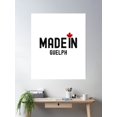 thumbnail image 2 of Made In Guelph, Ontario Poster Wall Art, Modern Wall Decor For Living Room Bedroom, 12x18 UNFRAMED, 2 of 3