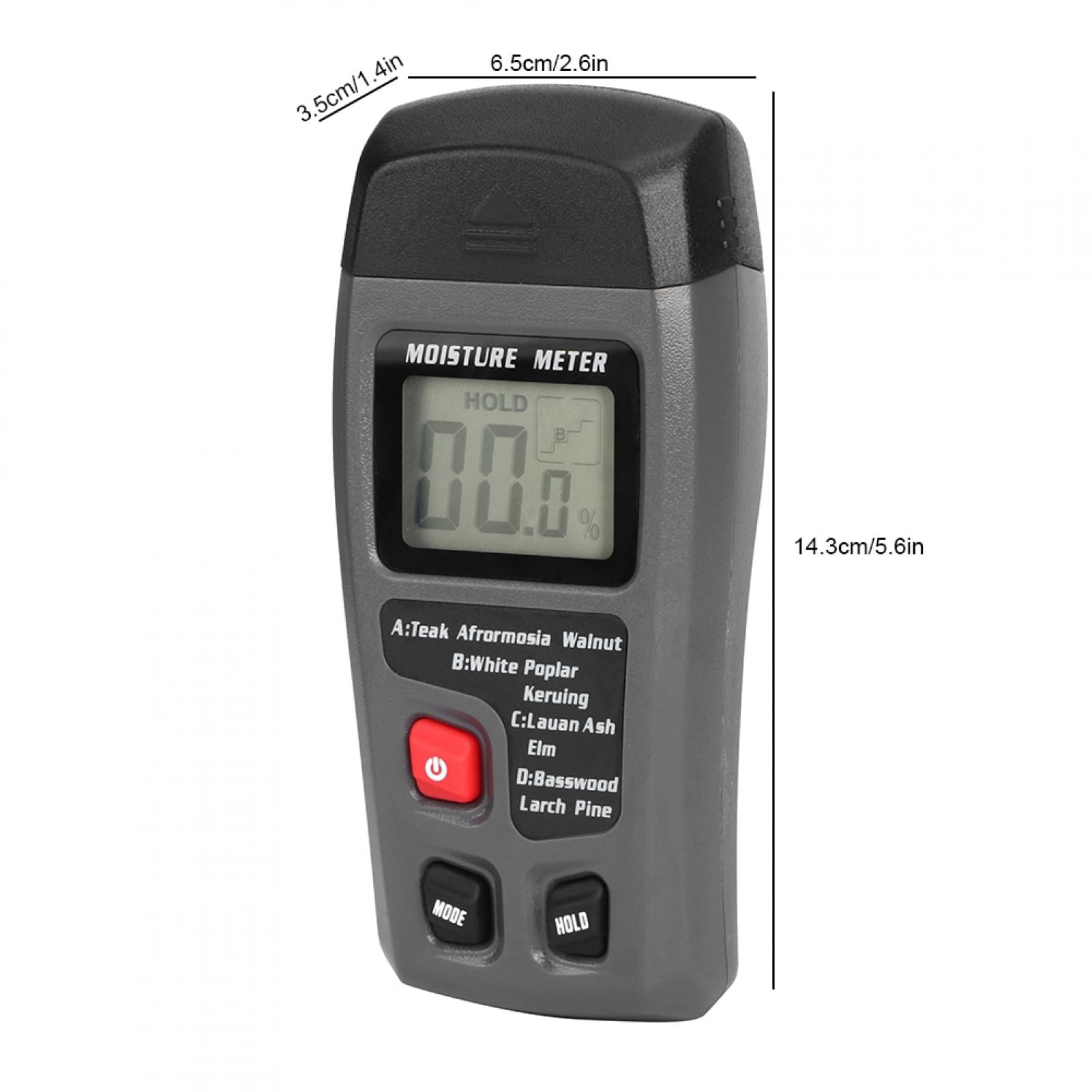 Digital LCD Humidity Wood Moisture Meter Tester Firewood Electrode Detector S1B0 