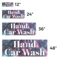 thumbnail image 3 of Hand Car Wash Vinyl Decal 36 Inch x 14 Inch Weatherproof Heavy-Duty Adhesive Backing | Quality Cleaning, Attention to Detail, Affordable Rates | Made in USA, 3 of 6