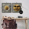 thumbnail image 4 of Stupell Industries Boho Sun & Moon Landscape Painting Black Framed Art Print Wall Art, 24 x 24, 4 of 10