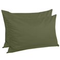 thumbnail image 1 of The Great American Store- 1500 Series Microfiber Solid Gray, Decorative Boudoir Pillowcases (15"x 22") - Zippered Closure End - Wrinkle, Fade, Stain Resistant, 1 of 4