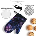 thumbnail image 3 of Balery Fantasy Dragon In Cathedral Pattern Oven Mitts and Pot Holders 4 pcs Set, Kitchen Oven Glove High Heat Resistant 500℉ Oven Mitts with Non-Slip Silicone Surface, 3 of 6