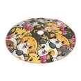 thumbnail image 2 of Bingfone Christmas Tree Skirt Mat Christmas Decoration Interior 30"-Cute Cat Cartoon, 2 of 8
