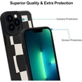 thumbnail image 3 of Designed for iPhone 13 Pro Case, Full Body Slim Soft Microfiber Lining Protective Case for iPhone 13 Pro (6.1 inch), Black, 3 of 7