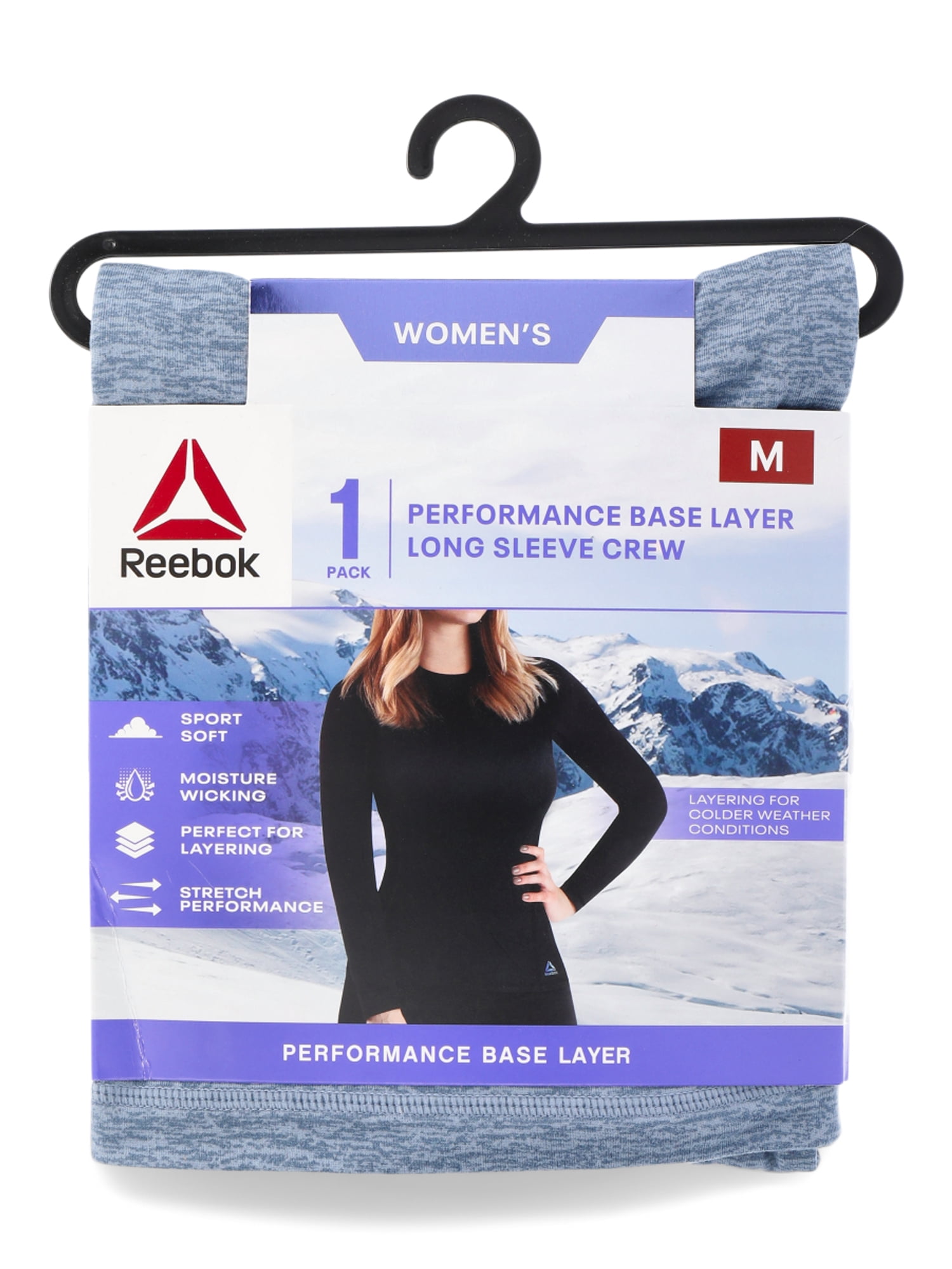 Reebok Women's Base Layer Long Sleeve Top