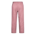 thumbnail image 7 of Rexolia Men’s Sweatpants Drawstring Elastic Waist Relaxed Fit Straight Leg Daily Wear Pink S, 7 of 7