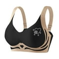 thumbnail image 2 of Ayfxijin Bras for Women Bra Print Blocking Lifting Gathering Folding Sagging Bra Lingerie For Women Daily Bra, 2 of 3