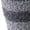 Gray, variant on Cozy Cat Paw Crew Socks for Women - Thick Coral Fleece Lined, Striped, Warm Winter Socks, Cute College Style Casual Socks