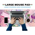 thumbnail image 6 of Pink Desk Mat, Anime City Gamer Mouse Pad, Pastel Gaming Large Mousepad, Kawaii Office Decor for Women Keyboard Mat, Cute Pink Desk Pad with Stitched Edges and Non-Slip Rubber Base Computer Mat, 6 of 6