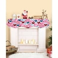 thumbnail image 2 of Valentines Fireplace Mantel Scarf Table Runner, Pink Red Blue Love Heart Watercolor Winter Garland Mantel Top Tablerunners Dresser Scarves Cover Decorations for Windows Party Living Room 70''x17'', 2 of 6