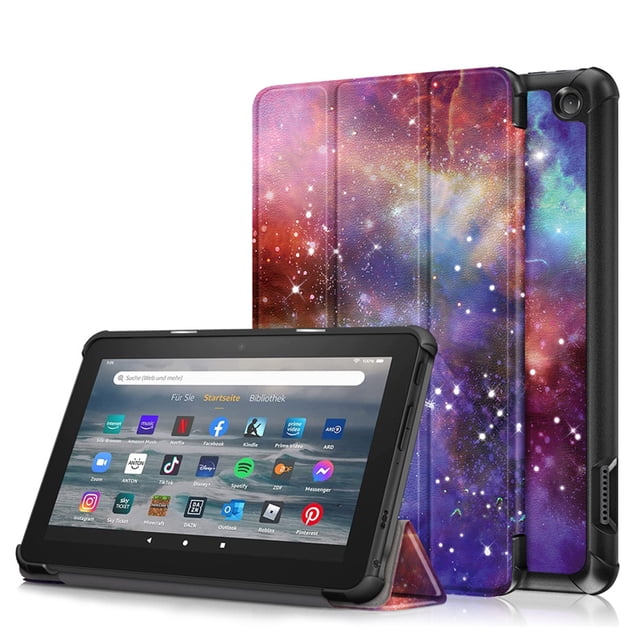 For All-New Fire 7 Fire7 2022 Case Folding Stand Magnetic Hard PC Back Cover for Amazon Fire 7 2022 Tablet Case 12th Generation YHX Fire 7 2022 12th Gen