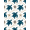 Teal Beige, Pattern 6, variant on ODIKA 8'x10' Washable Area Rug Non-Shedding, Easy Care, Ocean Starfish Border Entry Themed Teal Beachy Nautical Turtle Refined for King Size Bedroom Under Bed, Master Suite