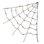 Orange Corner Web Light, 3ft, LED Minis, 30in x 30in, Halloween Indoor/Outdoor, by Way To Celebrate