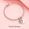thumbnail image 2 of ROSIANNA Heart-Shaped Clear Stone Bracelet Charm, 925 Sterling Silver, 2 of 6