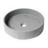 ALFI brand ABCO17R 17" Round Solid Concrete Gray Matte Above Mount Bathroom Sink