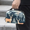 thumbnail image 2 of Christmas Waterproof Oxford Cloth Travel Case for Electronic Devices, USB Organizer, Charger Organizer Travel Case, Phone Cable Organizer - 5.9x9.44x3.14 in, 2 of 6