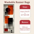 thumbnail image 6 of Hallway Runner Rug 2'x6' Washable Area Rugs Non Slip Laundry Rug Runner Floor Carpet Runners for Hallways Entryway Laundry Room Kitchen, 6 of 11