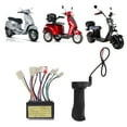 thumbnail image 4 of Brush Motor Control Box, Strong Climbing Power Brushed Controller Heat Dissipation Low Noise  For Electric Bike Tricycle Scooter, 4 of 8