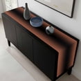 thumbnail image 5 of Dark Orange Black Ombre Table Runner 36 Inches Long, Modern Gradient Abstract Art Kitchen Coffee Dining Table Decoration for Home Party Birthday Wedding Home Decor 13x36 Inches, 5 of 8