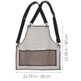 thumbnail image 2 of UPOUART Delantal Impermeable Negro Para Cocina Con Resistente Y Uso En Restaurantes, 2 of 6