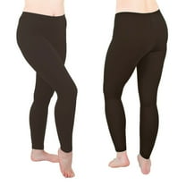 Comfy Lifestyle Fleece Leggings, Women's Soft Stretch Ankle Length Pants