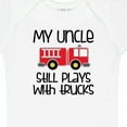 thumbnail image 4 of Inktastic Uncle Firefighter for Nephew Boys or Girls Baby Bodysuit, 4 of 5