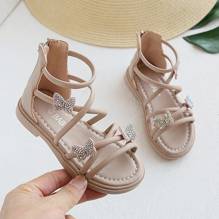 

Kids Girls Butterfly Princess Beach Shoes Soft-soled Non-slip Sandals