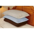 thumbnail image 3 of Microfiber Luxury Coral Fleece Bed Sheet Set 4 pieces (Full, Brown), 3 of 3