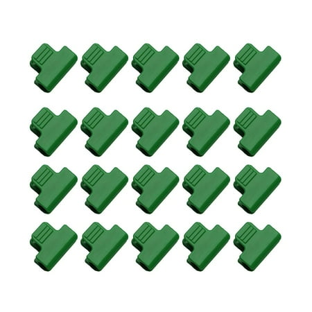 

20pcs Greenhouse Clamps Steady Tunnel Hoop Netting Clips For Plantation Films Pipes