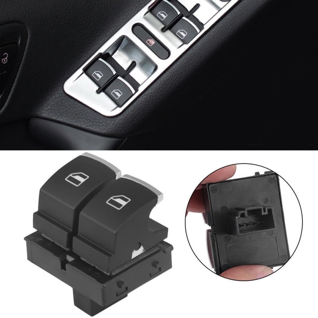 Interruptor de control eléctrico para ventana eléctrica del lado del conductor para VW Eos Golf MK5 MK6 GTI 2 puertas 5K3 959 857 Ecomeon