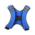 thumbnail image 2 of Weight Vest Adjustable Weightlifting Workout Running Vest Load Weight Vest Blue 5kg, 2 of 10