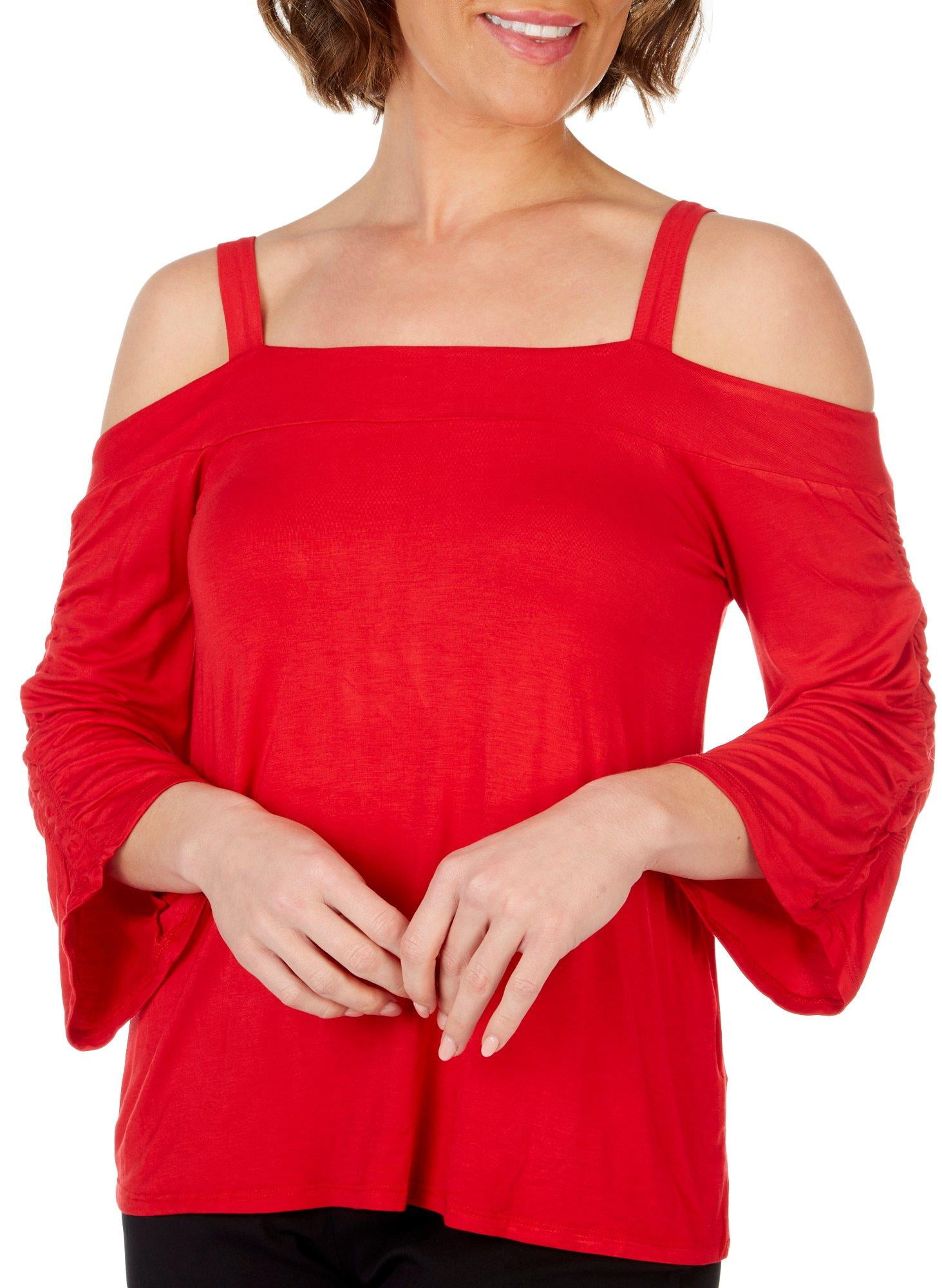 Cable \u0026 Gauge Petite Cold Shoulder 3/4 
