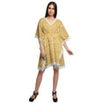 thumbnail image 3 of Moomaya Cutwork Lace Beach Kaftan For Women Printed Bikini Caftan Plus Size, 3 of 6