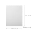 thumbnail image 2 of OUNONA 4Set Metal Blank Photo Board Diy Signage with Silver Finish Suitable for Outdoor Use 7.86X5.89X0.04In, 2 of 8