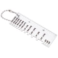 thumbnail image 1 of Metal Sheet Thickness Gauge, Stainless Steel Welding Gage for Measuring Wire Size, Compact and Sturdy Tool, 1 of 7
