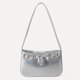 thumbnail image 2 of Bolso Mano para Mujer Cruzado Cuero PU Con Cordón Hobo, 2 of 9