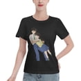 thumbnail image 1 of T-Shirt Basique à Manches Courtes pour Femmes Conan et Xiaolan, 1 of 6