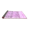 thumbnail image 2 of Ahgly Company Indoor Rectangle Abstract Purple Modern Area Rugs, 6' x 9', 2 of 4