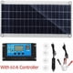 thumbnail image 4 of Panel solar de 300 W y 12 V, kit de panel solar, kit de cargador de batería con controlador de carga solar de 60 A para autocaravanas, yates, exteriores, jardines, iluminación Cisea UNOIU, 4 of 5