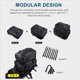 thumbnail image 5 of 4X Rhinowalk Bolsa Alforja de la Bicicleta Impermeable Bolsa Carretera Bolsa de Asiento Trasero de Ciclismo Asiento Trasero Bolsa Mochila 20L (Negro), 5 of 5